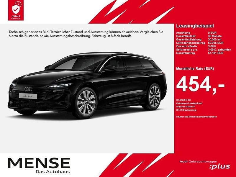 Mythosschwarz Gebraucht 2025 Audi A6 e-tron Ambiente Kombi | 52.915 € (Superpreis) - Bild 1/3