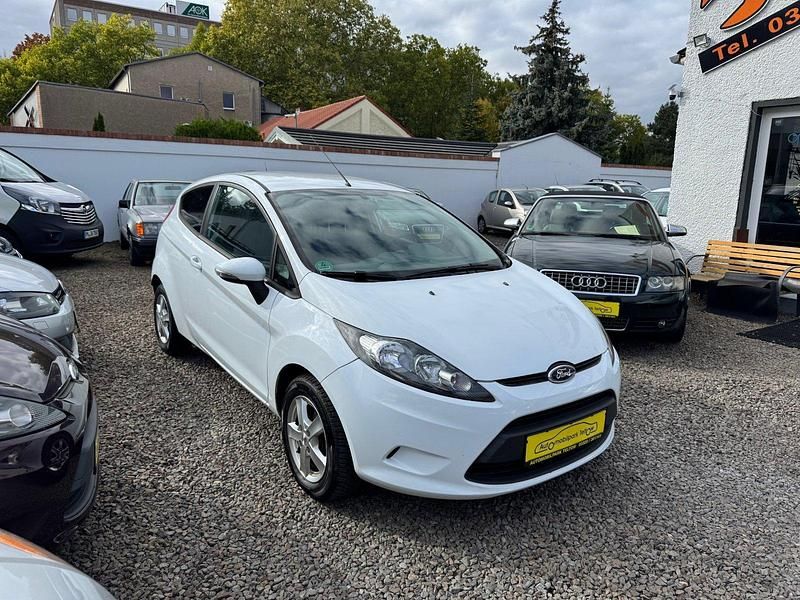 Gebraucht Ford Fiesta Trend 60 PS (44 kW) 2010 Frozen white Kleinwagen