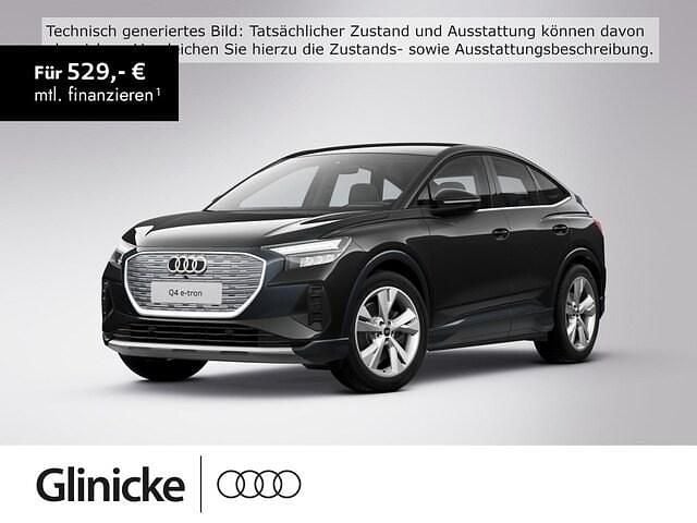 Schwarz Gebraucht 2024 Audi Q4 Sportback e-tron Ambiente SUV | 39.980 € (Superpreis) - Bild 1/3