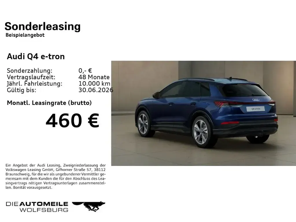 Brugt Audi e-tron Ambiente 210 kW (286 HK) 2025 Blå SUV