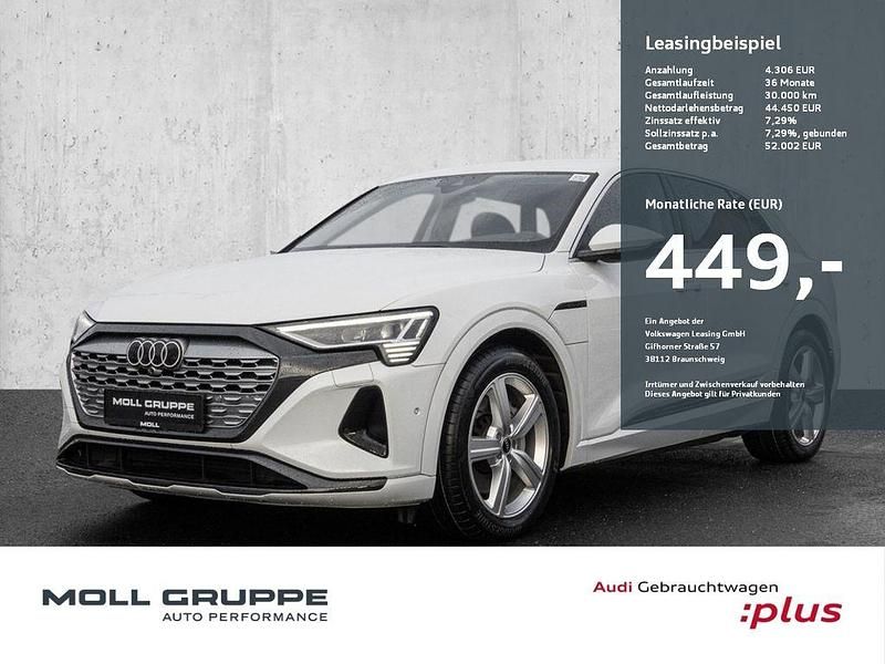 Gletscherweiß metallic Gebraucht 2023 Audi Q8 e-tron Advanced SUV | 44.450 € (Guter Preis) - Bild 1/4