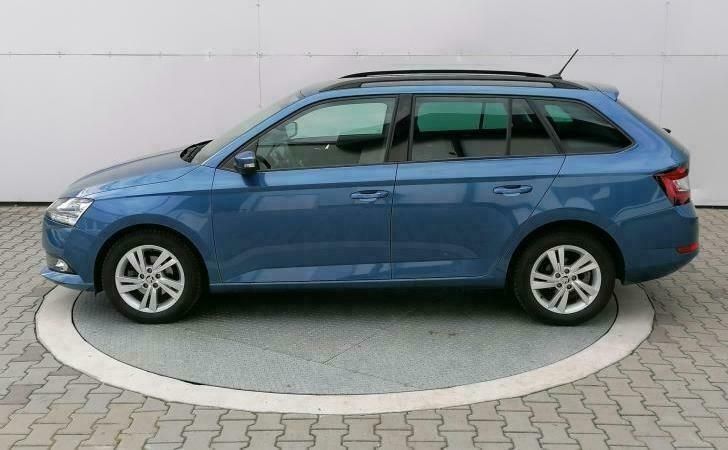 Gebraucht Skoda Fabia Style 95 PS (69 kW) 2021 Titanblau metallic Kleinwagen