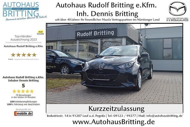 Schwarz Gebraucht 2024 Mazda 2 Center-Line Limousine | 22.490 € (Fairer Preis) - Bild 1/4