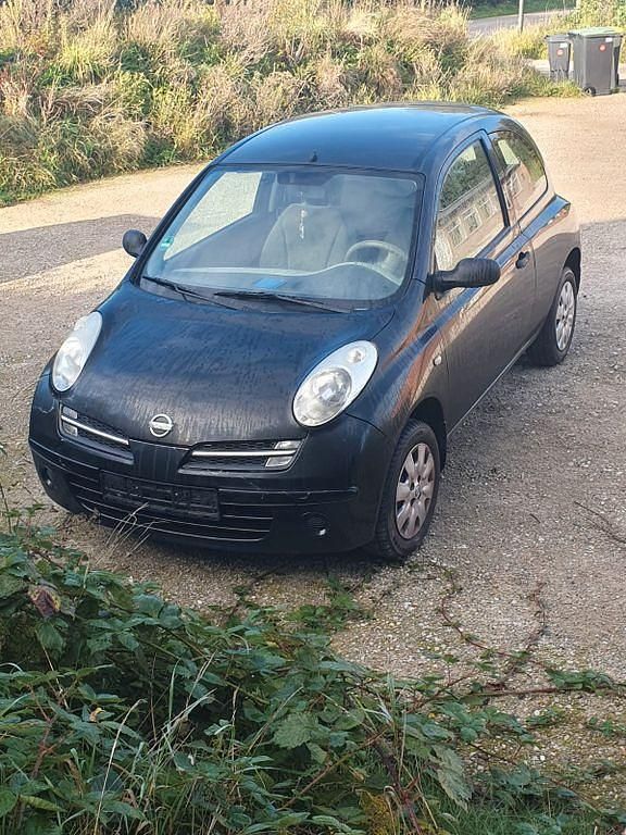Schwarz Gebraucht 2006 Nissan Micra Acenta Kleinwagen | 650 € (Guter Preis) - Bild 1/4