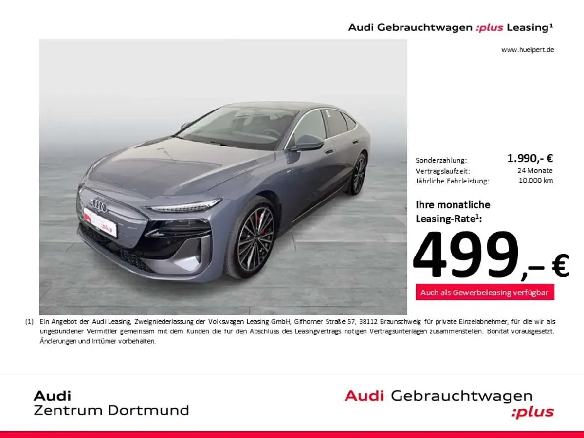 Gebraucht Audi A6 e-tron S-Line 314 kW (428 PS) 2025 Magnetgrau Limousine