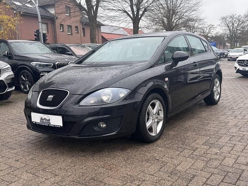 Gebraucht Seat Leon Reference 125 PS (91 kW) 2011 Schwarz Kleinwagen