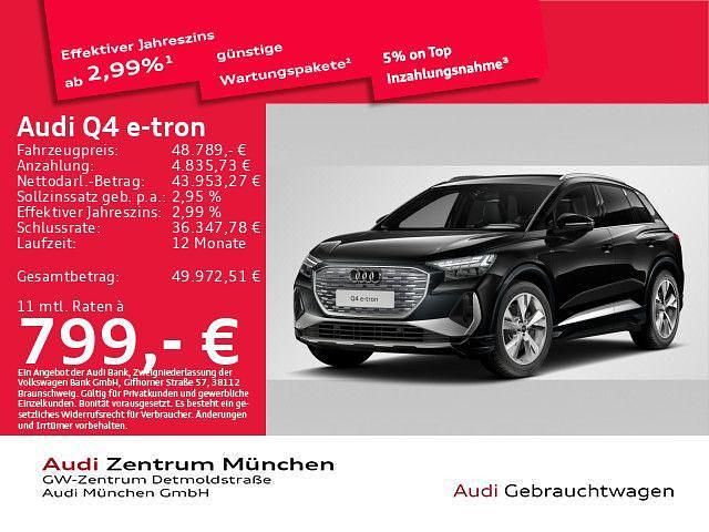 Gebraucht Audi Q4 e-tron Ambiente 210 kW (286 PS) 2024 Mythosschwarz metallic SUV
