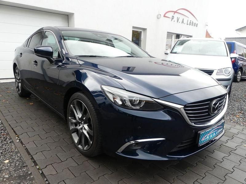 Blau Gebraucht 2016 Mazda 6 Sports-Line Limousine | 15.650 € (Fairer Preis) - Bild 1/4