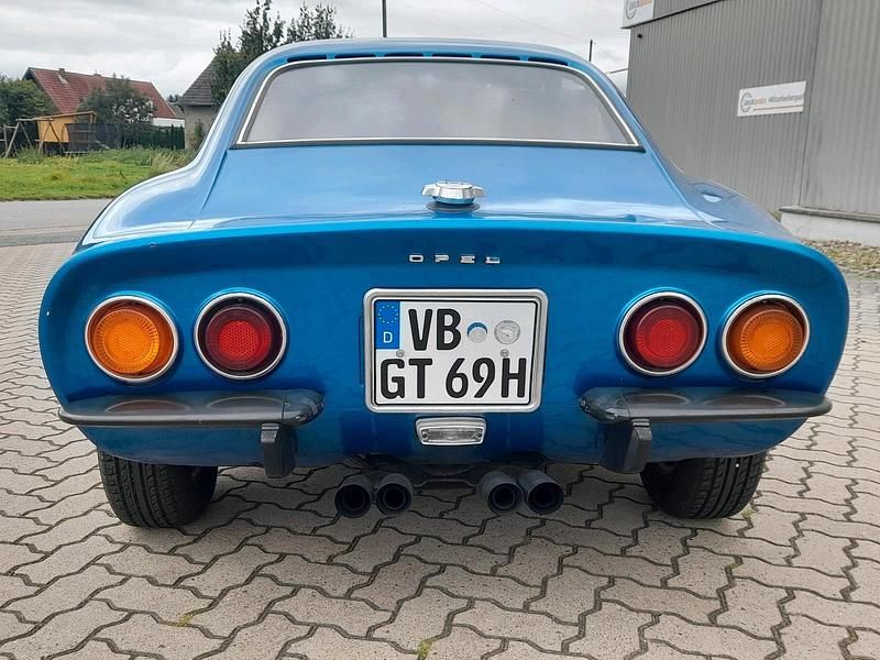 Blau Gebraucht 1969 Opel GT Coupé | 12.500 € - Bild 1/4