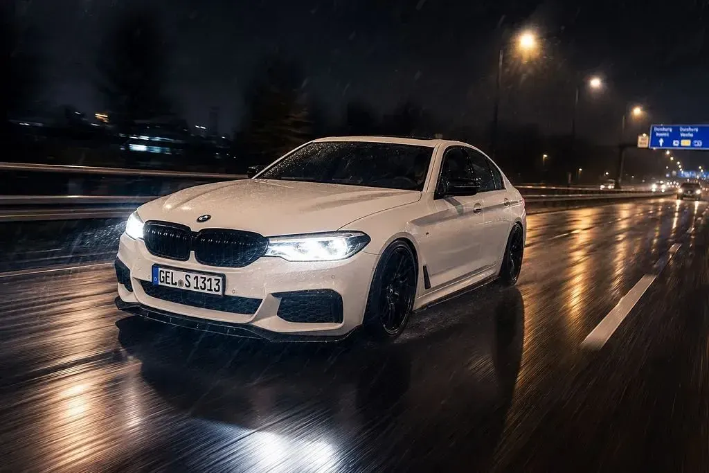 Gebraucht BMW M550 Performance 462 PS (339 kW) 2017 Weiß Limousine