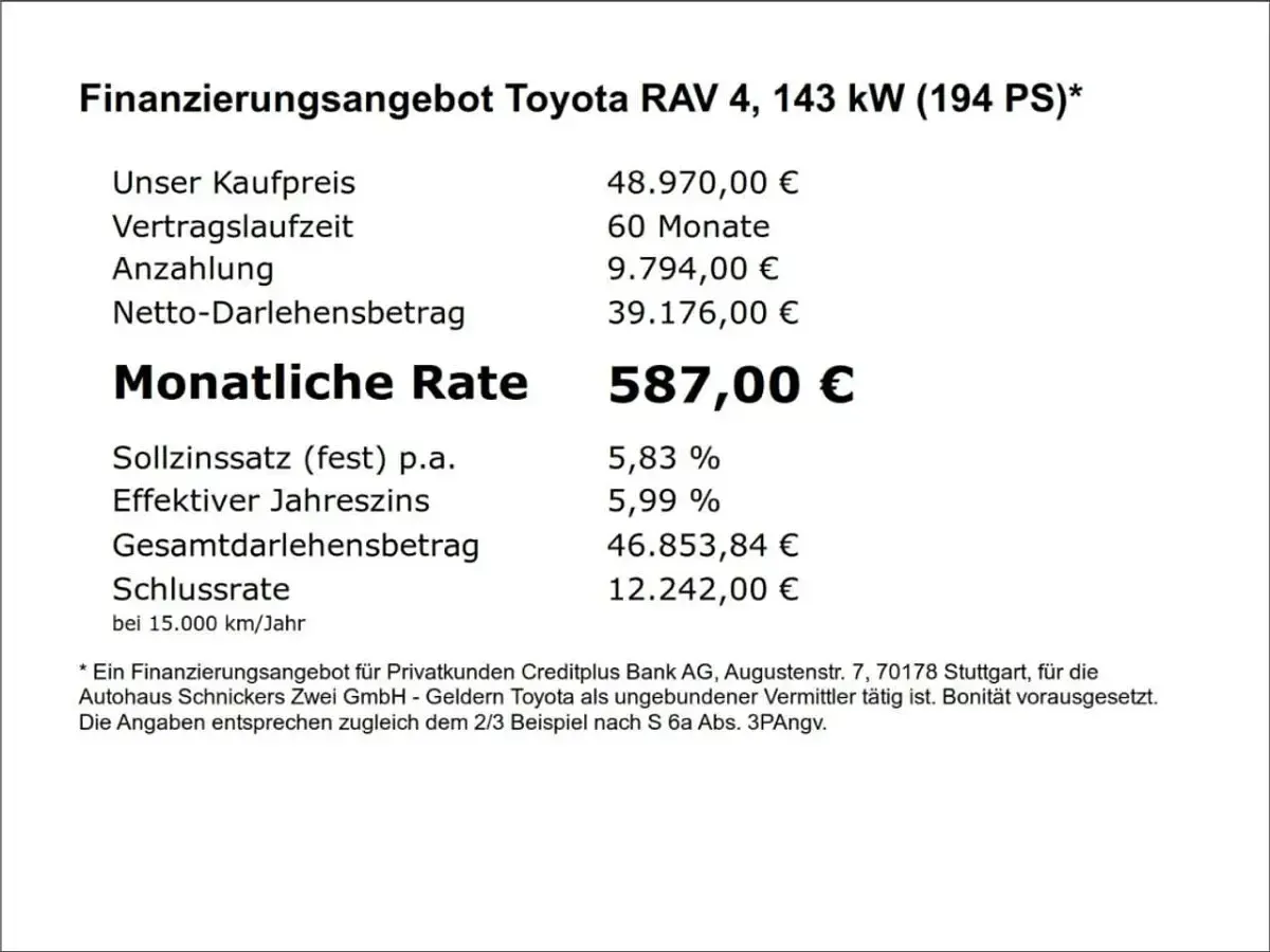Neu Toyota RAV4 Hybrid 194 PS (142 kW) 2026 Grau SUV