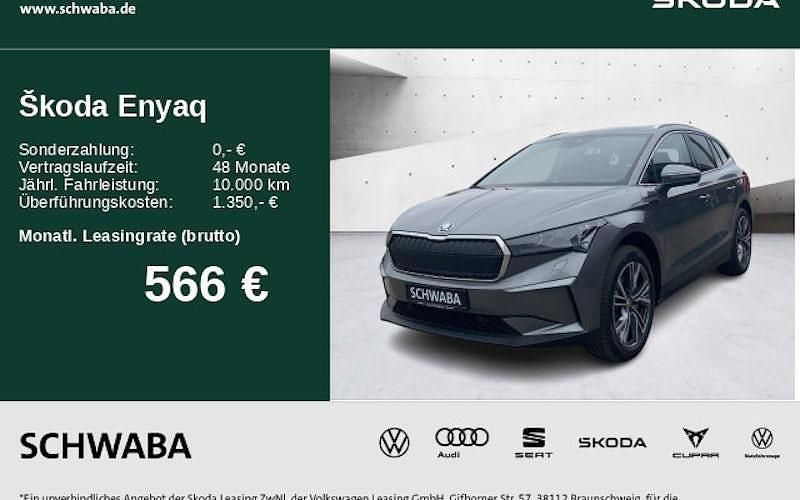 Grau Neu 2025 Skoda Enyaq iV SUV | 51.760 € (Fairer Preis) - Bild 1/4