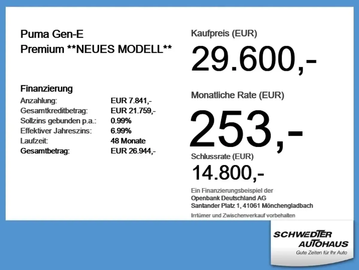 Neu Ford Puma Premium 124 kW (169 PS) 2026 Weiß SUV