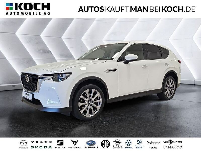 Weiß Gebraucht 2022 Mazda CX-60 Exclusive-Line SUV | 31.990 € - Bild 1/4