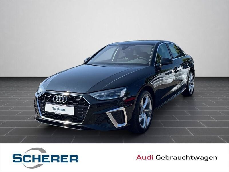 Mythosschwarz metallic (metallic) Gebraucht 2021 Audi A4 Ambiente Limousine | 23.980 € (Teuer) - Bild 1/4