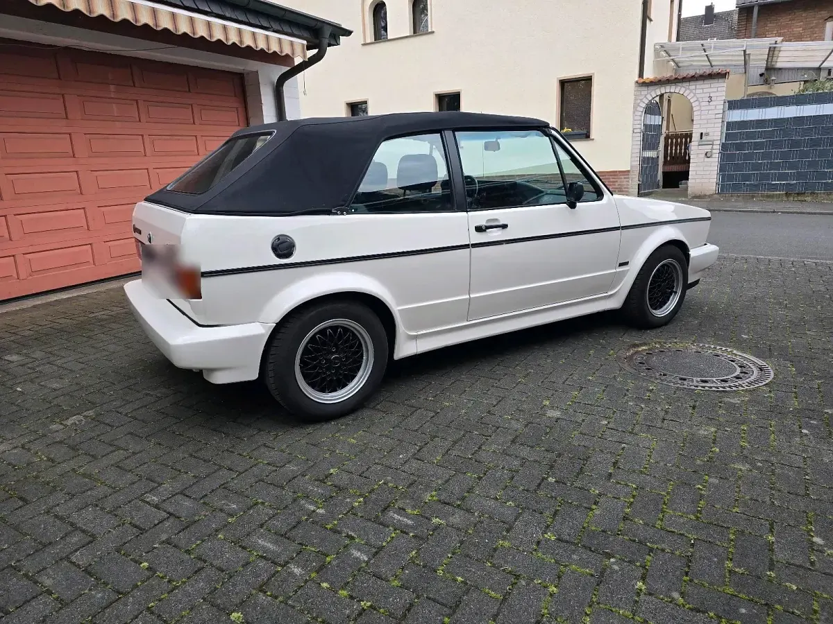 Gebraucht VW Golf Cabriolet 98 PS (72 kW) 1990 Weiß Cabrio