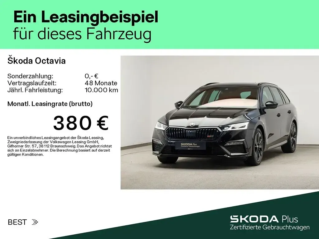 Gebraucht Skoda Octavia RS 245 PS (180 kW) 2024 Blackmagic perleffekt Kombi