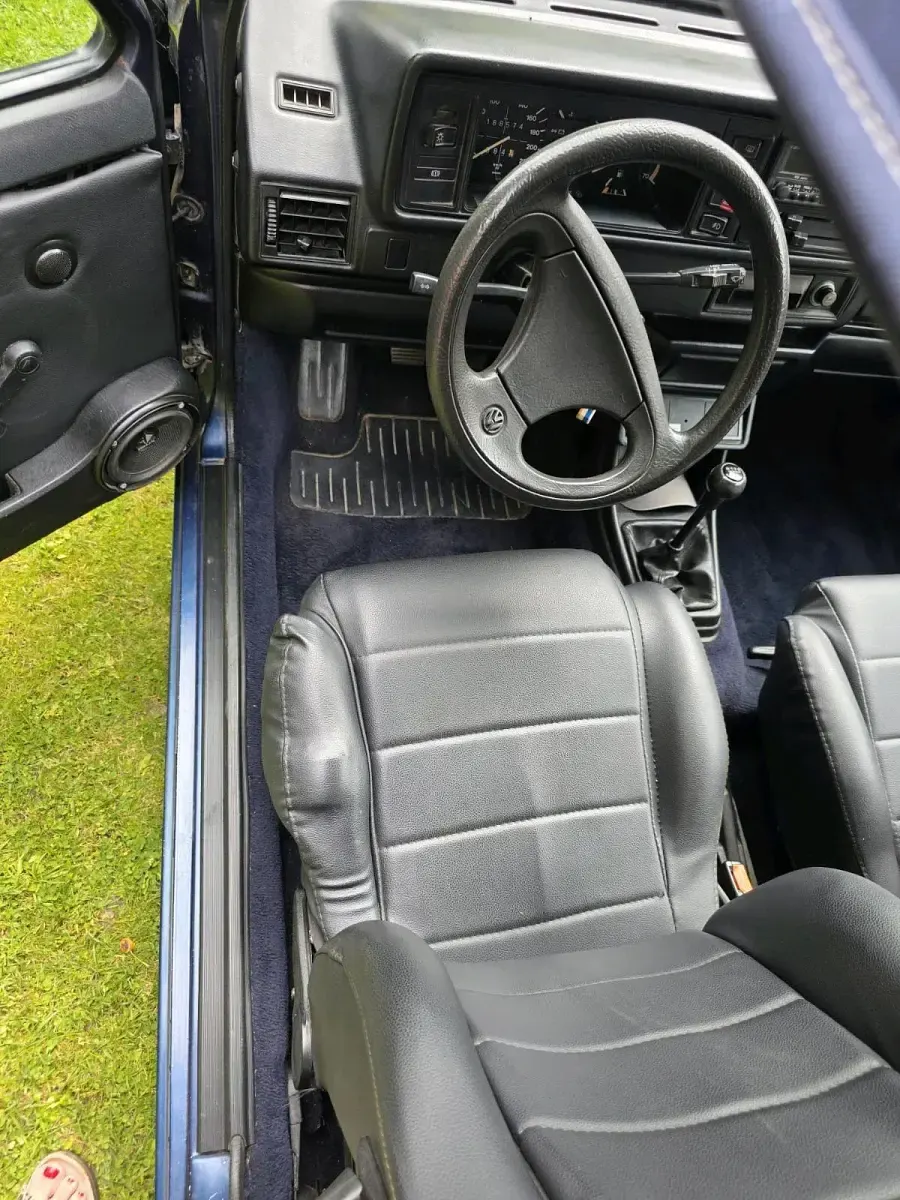 Gebraucht VW Golf Cabriolet Karmann 98 PS (72 kW) 1992 Blau Cabrio