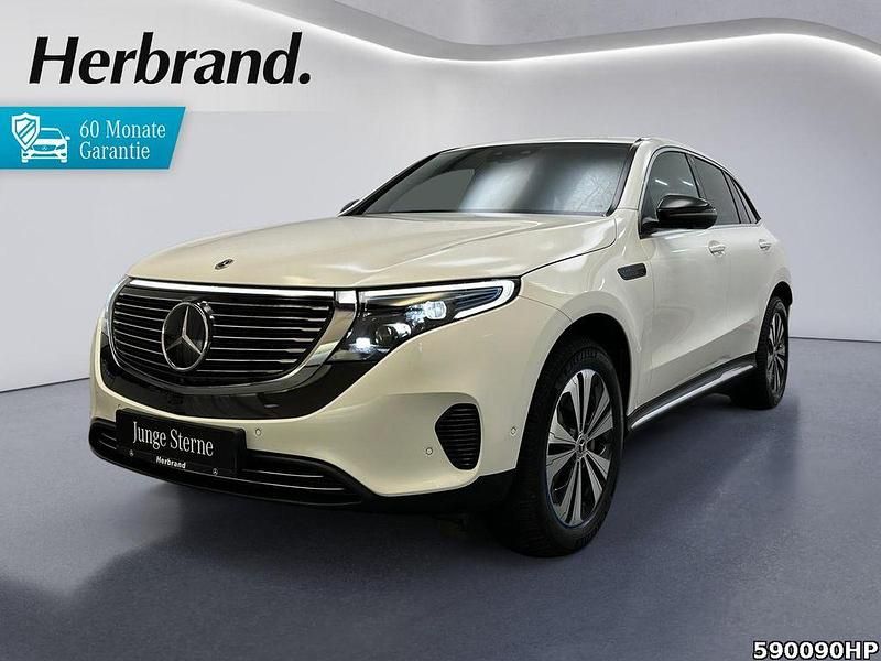 Designo diamantweiß bright Gebraucht 2021 Mercedes EQC400 SUV | 31.890 € (Superpreis) - Bild 1/4