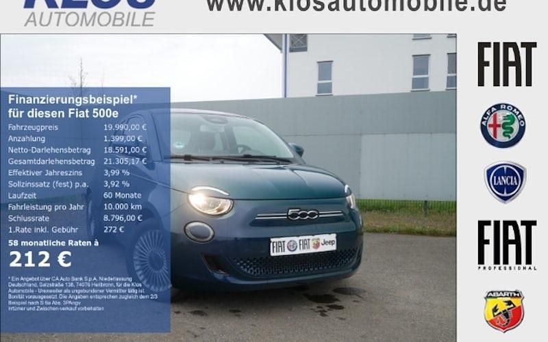 Second-hand Fiat 500e 86 kW (118 CP) 2023 Verde Berlinǎ