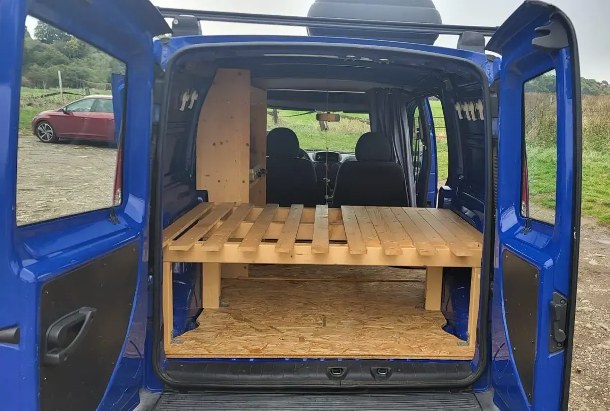 Gebraucht Fiat Doblò 101 PS (74 kW) 2006 Blau Van / Kleinbus