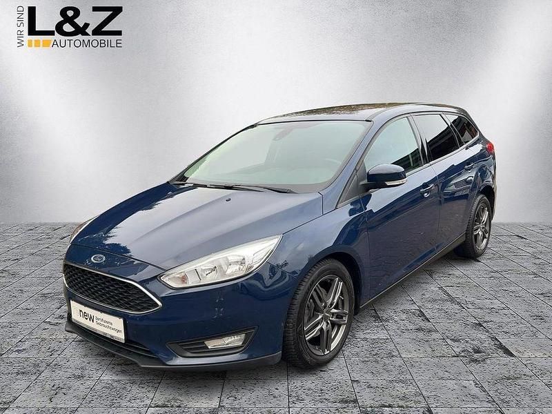 Blau Gebraucht 2017 Ford Focus Trend Kombi | 9.480 € (Etwas zu teuer) - Bild 1/4