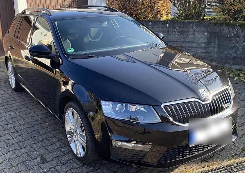 Gebraucht Skoda Octavia RS 184 PS (135 kW) 2014 Schwarz Kleinwagen