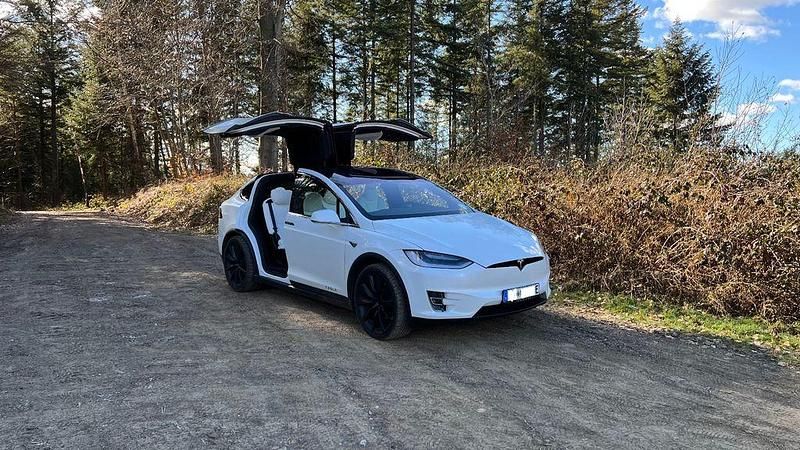 Gebraucht Tesla Model X 325 kW (443 PS) 2018 Weiß SUV