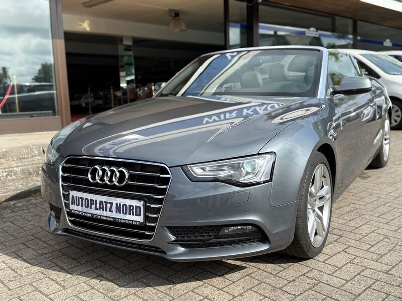 Grau Gebraucht 2015 Audi A5 Cabriolet Comfort Cabrio | 14.799 € (Guter Preis) - Bild 1/4