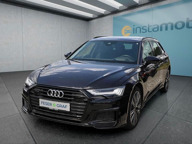 Schwarz Gebraucht 2023 Audi A6 S-Line Kombi | 52.199 € (Teuer) - Bild 1/1