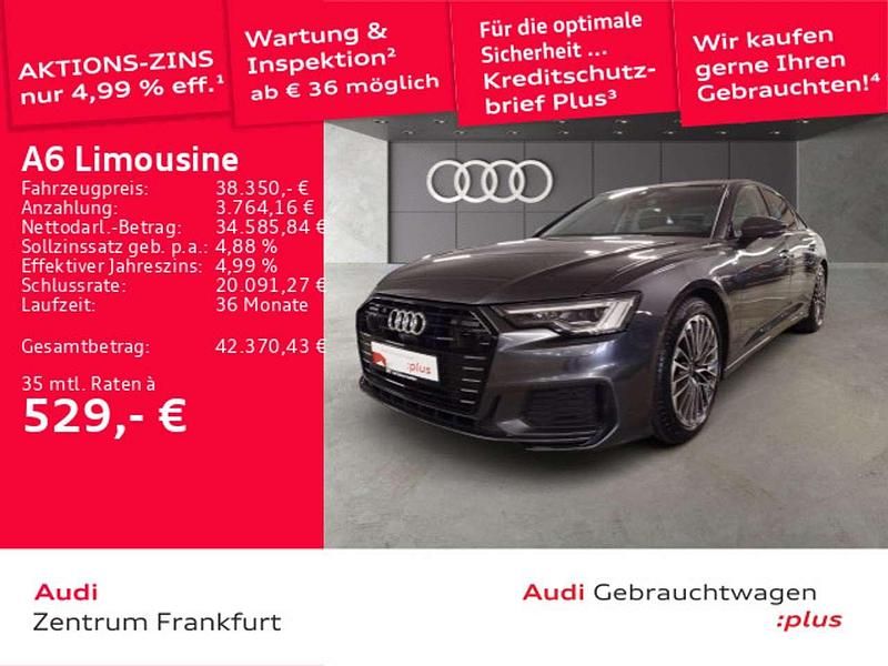 Daytonagrau perleffekt Gebraucht 2022 Audi A6 Advanced Limousine | 38.350 € (Fairer Preis) - Bild 1/3