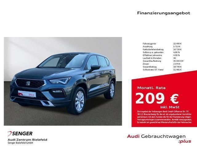 Grau Gebraucht 2021 Seat Ateca Style SUV | 23.880 € (Fairer Preis) - Bild 1/4