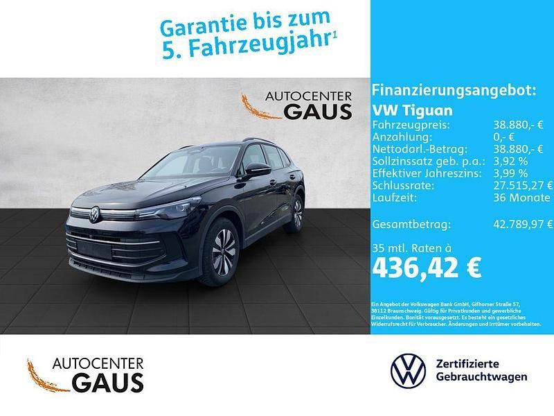 Gebraucht VW Tiguan Goal 150 PS (110 kW) 2024 Schwarz SUV