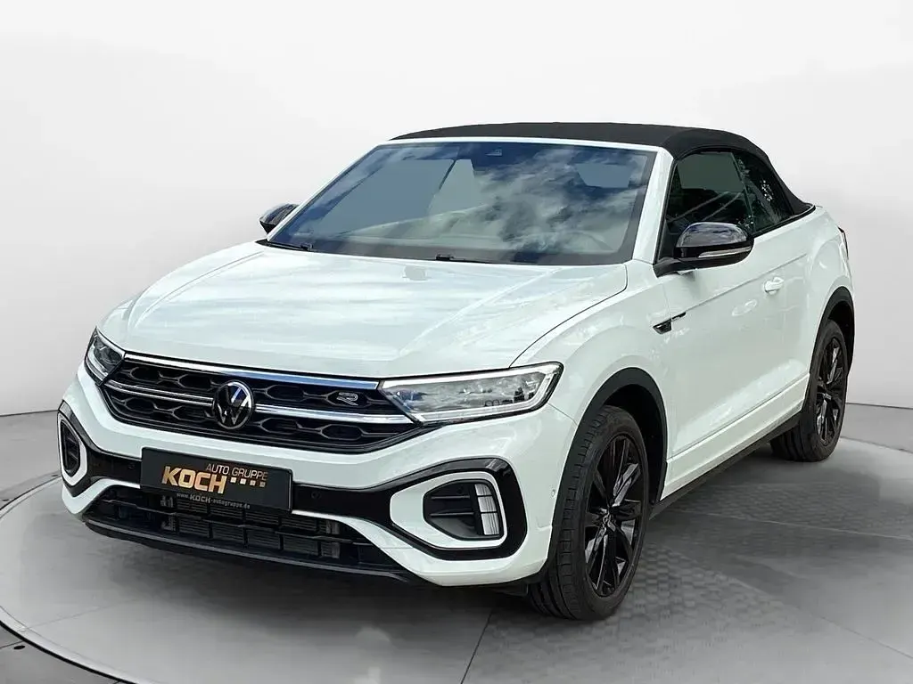 Gebraucht VW T-Roc Cabriolet R-line 150 PS (110 kW) 2024 Weiß Cabrio