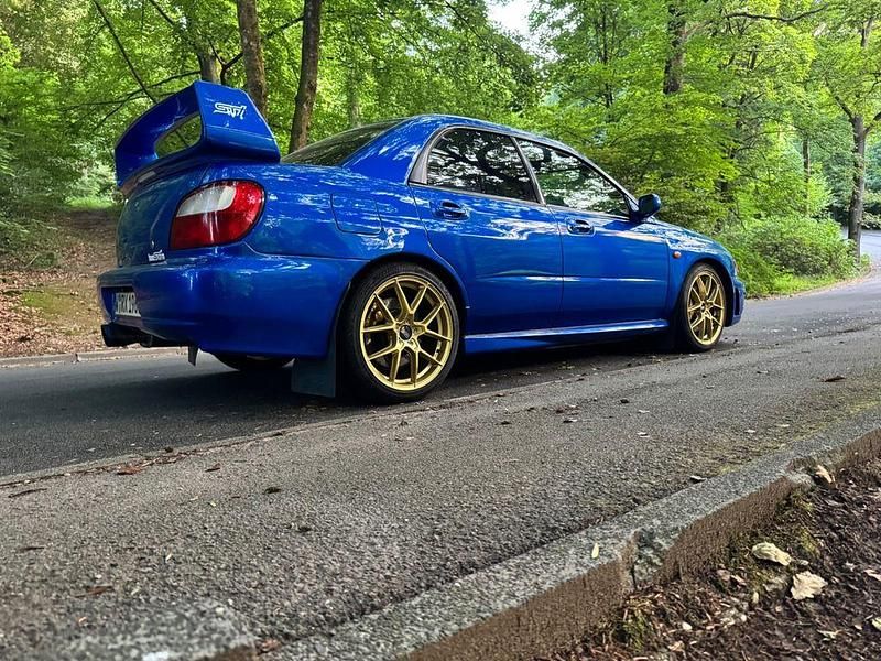 Gebraucht Subaru Impreza 449 PS (330 kW) 2002 Blau Limousine