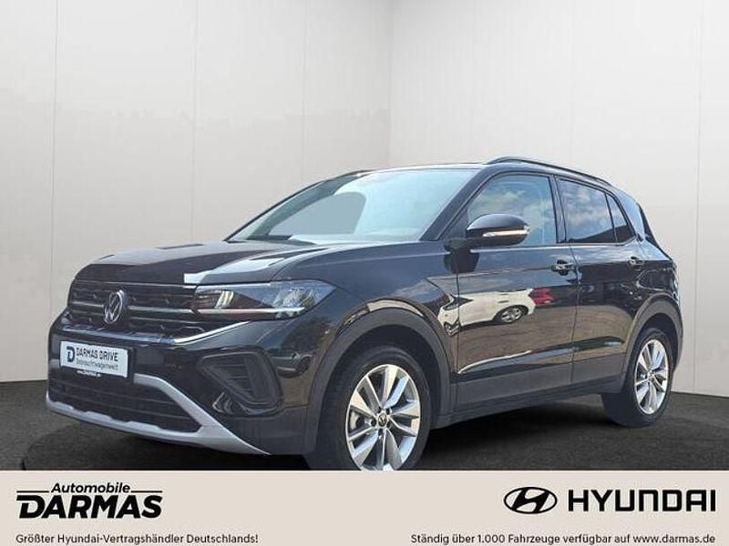 Schwarz Gebraucht 2024 VW T-Cross Goal SUV | 24.690 € (Superpreis) - Bild 1/3