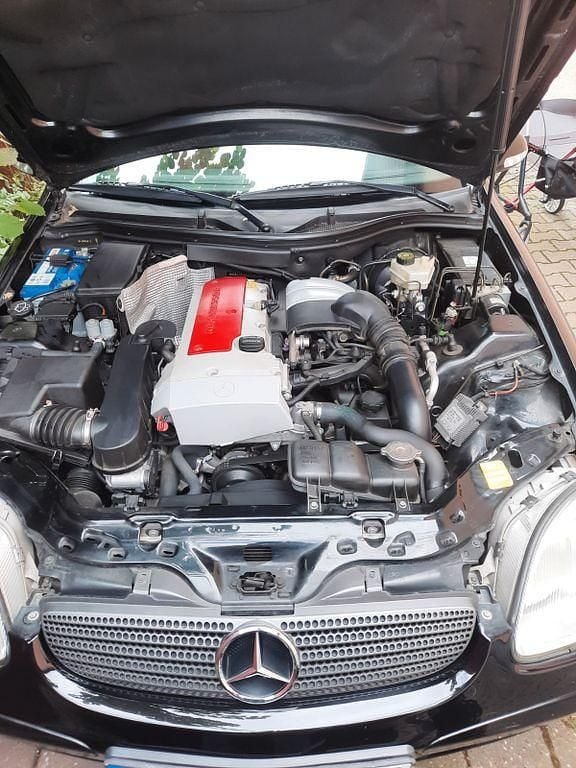 Gebraucht Mercedes SLK200 163 PS (119 kW) 2002 Schwarz Cabrio