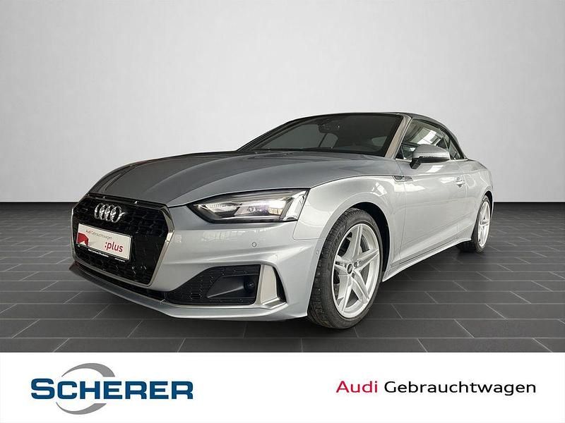 Gebraucht Audi A5 Cabriolet Advanced Plus 204 PS (150 kW) 2021 Florettsilber metallic/verdeck Cabrio