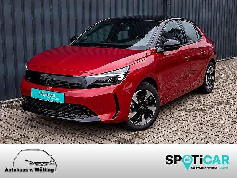 Kardiorot/karbonschwarz Gebraucht 2024 Opel Corsa-e GS Line Kleinwagen | 23.450 € (Teuer) - Bild 1/4