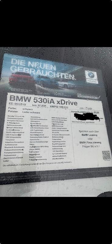 Gebraucht BMW 530 252 PS (185 kW) 2019 Schwarz Limousine