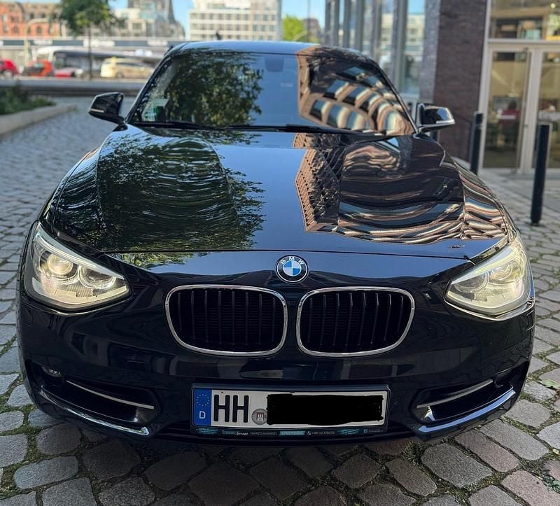 Schwarz Gebraucht 2014 BMW 120 Sport Line Kleinwagen | 9.999 € (Guter Preis) - Bild 1/4