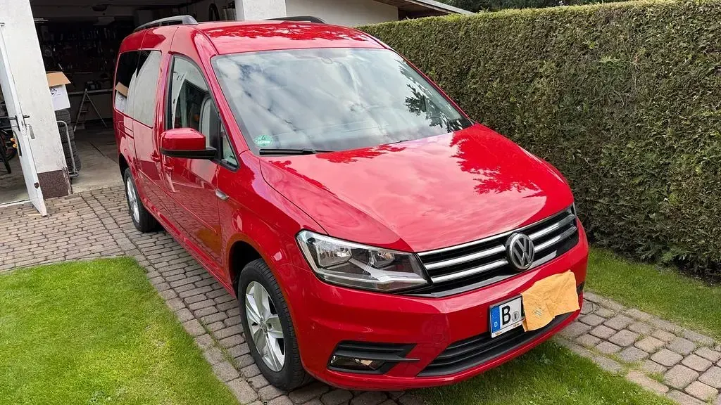 Occasion VW Caddy Maxi Comfortline 125 ch (91 kW) 2017 Rouge Monospace