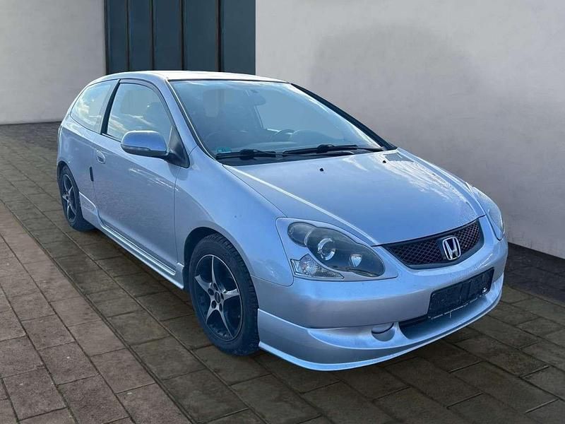 Satin silv (silber) Gebraucht 2004 Honda Civic Sport Limousine | 1.980 € (Fairer Preis) - Bild 1/4