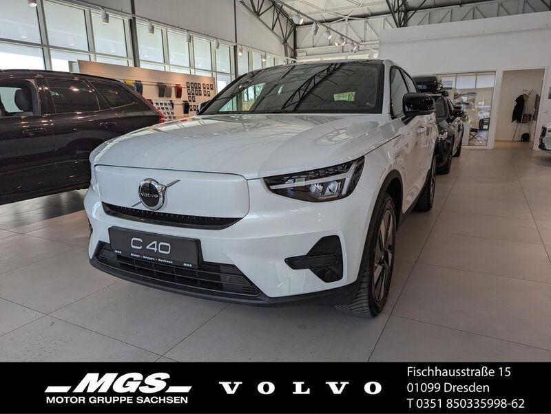 Crystal white / metallic Gebraucht 2024 Volvo C40 Plus SUV | 43.870 € - Bild 1/4