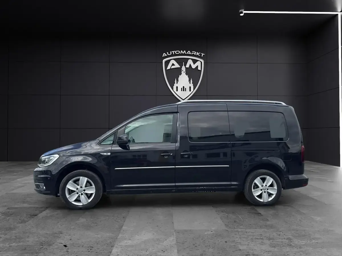 Gebraucht VW Caddy Maxi Highline 150 PS (110 kW) 2017 Schwarz Van / Kleinbus