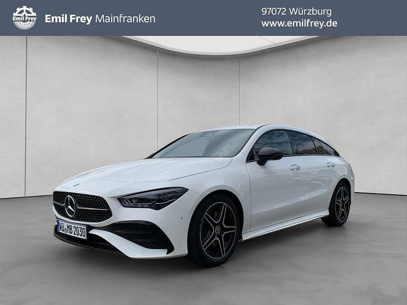 Weiß Gebraucht 2025 Mercedes CLA200 Shooting Brake AMG Kombi | 39.950 € - Bild 1/4