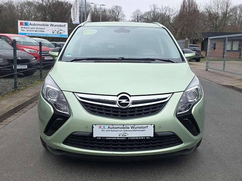 Gebraucht Opel Zafira Tourer Edition 131 PS (96 kW) 2012 Fresh mint Van / Kleinbus