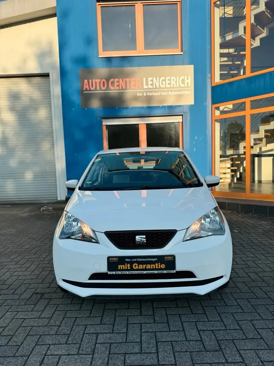 Gebraucht Seat Mii Style 60 PS (44 kW) 2014 Weiß Kleinwagen