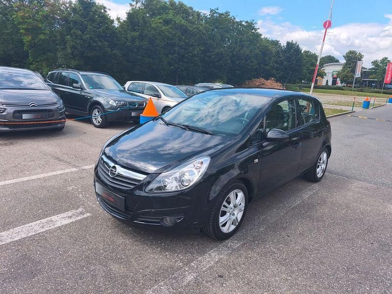 Schwarz Gebraucht 2010 Opel Corsa Limousine | 5.350 € (Fairer Preis) - Bild 1/4