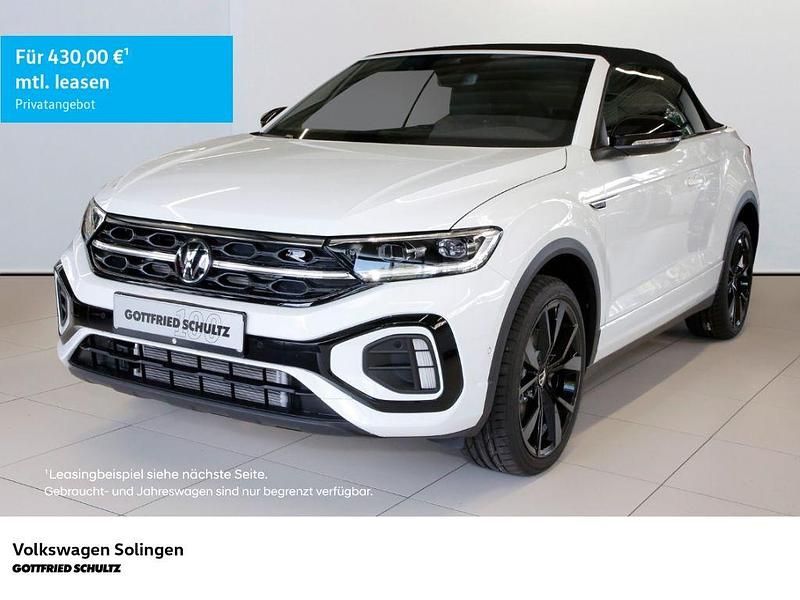 Pure white Neu 2025 VW T-Roc Cabriolet R-line Cabrio | 48.490 € (Etwas zu teuer) - Bild 1/4